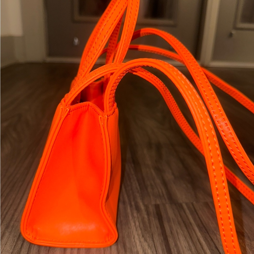 Telfar Orange Mini Bag With Structured Design - image 7
